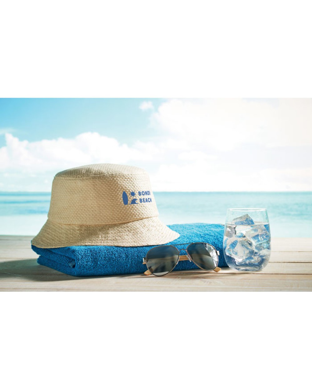 Casquettes personnalisable 4DO Bob chapeau en paille de papier