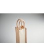 4DO Flaschen-Geschenktasche Jute Taschen personalisierbar