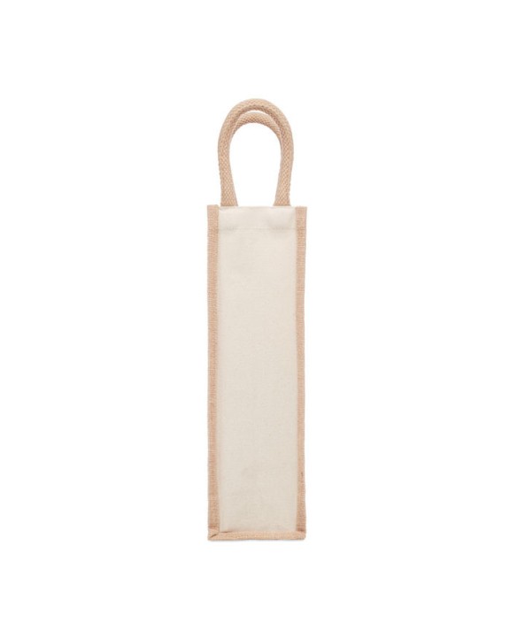 4DO Flaschen-Geschenktasche Jute Taschen personalisierbar