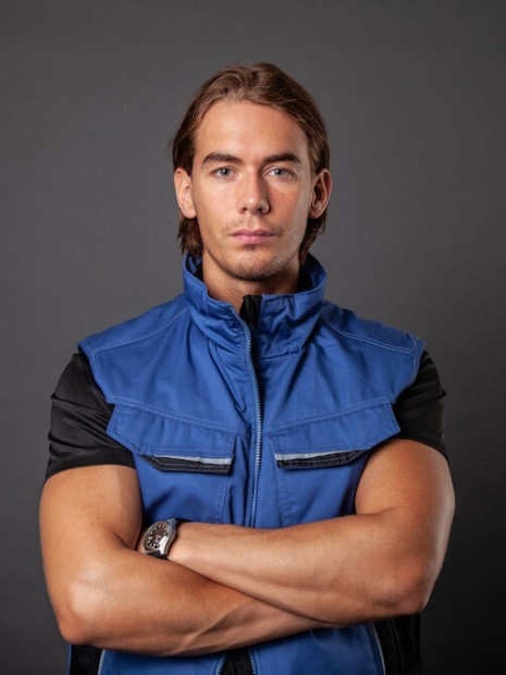 Vestes à personnaliser PROJOB 5706 BODYWARMER MULTIPOCHES PRIO 