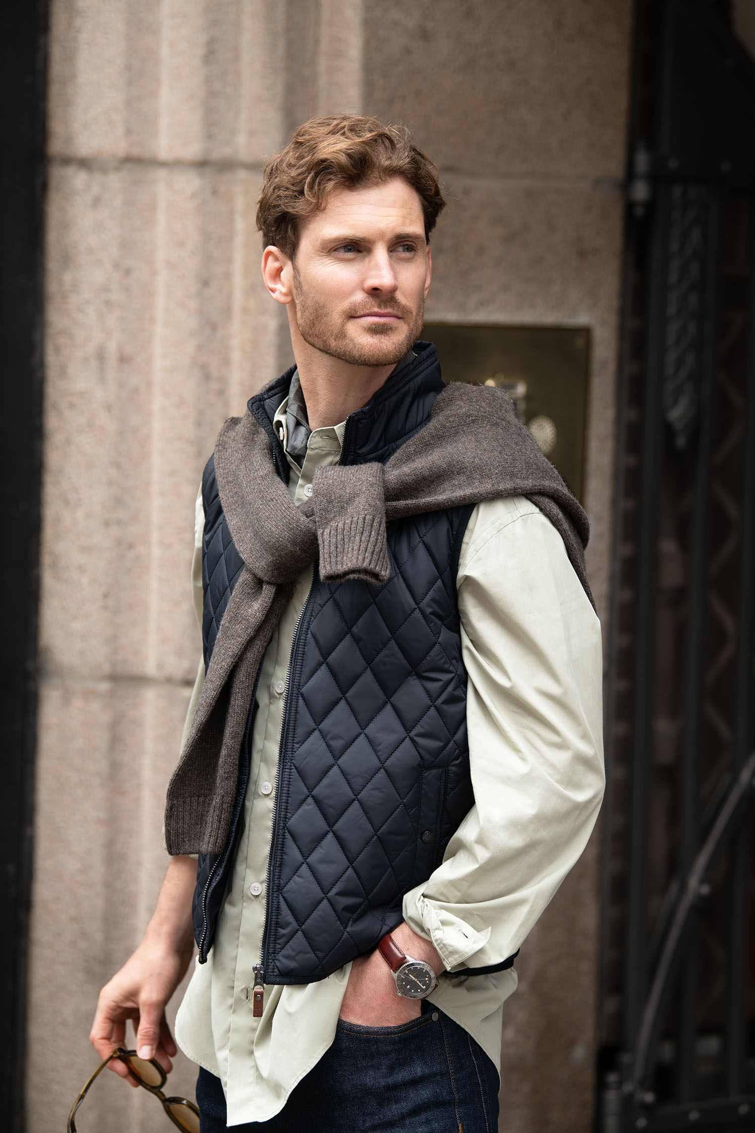 Vestes personnalisable NIMBUS Camden - veste sans manches à matelassage en losange