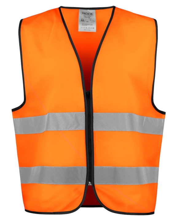 Gilets de sécurité personnalisable PROJOB 6709 CHASUBLE PRIO ZIPPEE - EN ISO 20471 CLASSE 2