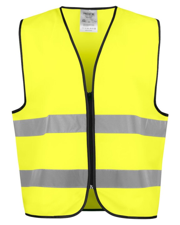 Gilets de sécurité personnalisable PROJOB 6709 CHASUBLE PRIO ZIPPEE - EN ISO 20471 CLASSE 2