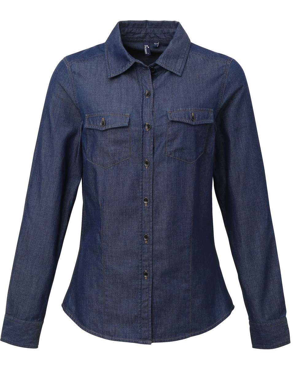 Chemises personnalisable PREMIER Ladies Jeans Stitch Denim Shirt