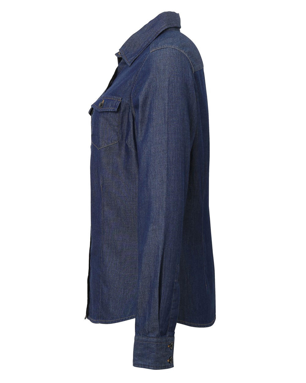 Hemden PREMIER Ladies` Jeans Stitch Denim Shirt voor bedrukking &amp; borduring