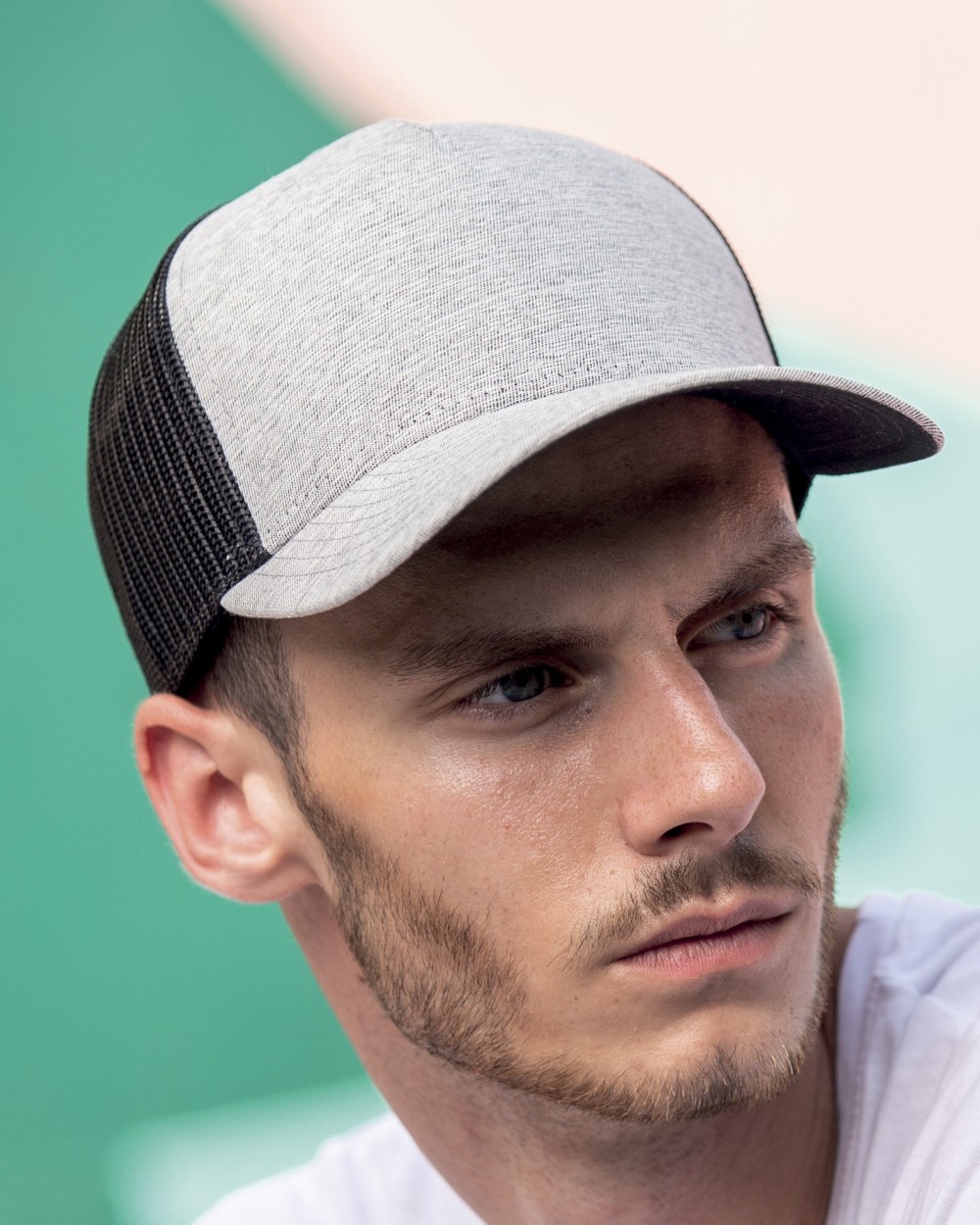 Petjes ATLANTIS RAPPER MELANGE voor bedrukking &amp; borduring