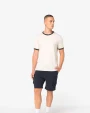 T-Shirts personnalisable NATIVE SPIRIT T-shirt ringer écoresponsable à bords contrastés effet délavé homme