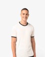 NATIVE SPIRIT Umweltfreundliches Ringer-T-Shirt mit kontrastierenden Kanten und verwaschenem Effekt für Herren T-Shirts personalisierbar