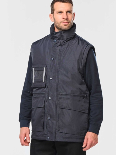 Vestes à personnaliser WK. DESIGNED TO WORK Parka workwear manches amovibles homme 