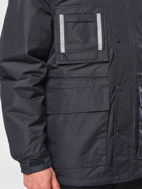 Vestes à personnaliser WK. DESIGNED TO WORK Parka workwear manches amovibles homme 
