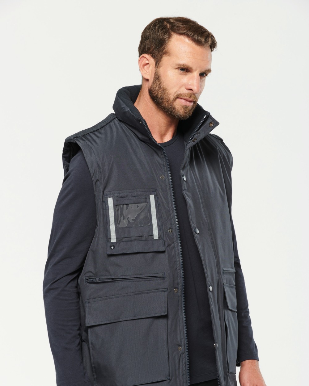 WK. DESIGNED TO WORK Workwear Parka mit abtrennbaren Ärmeln Herren Jacken personalisierbar