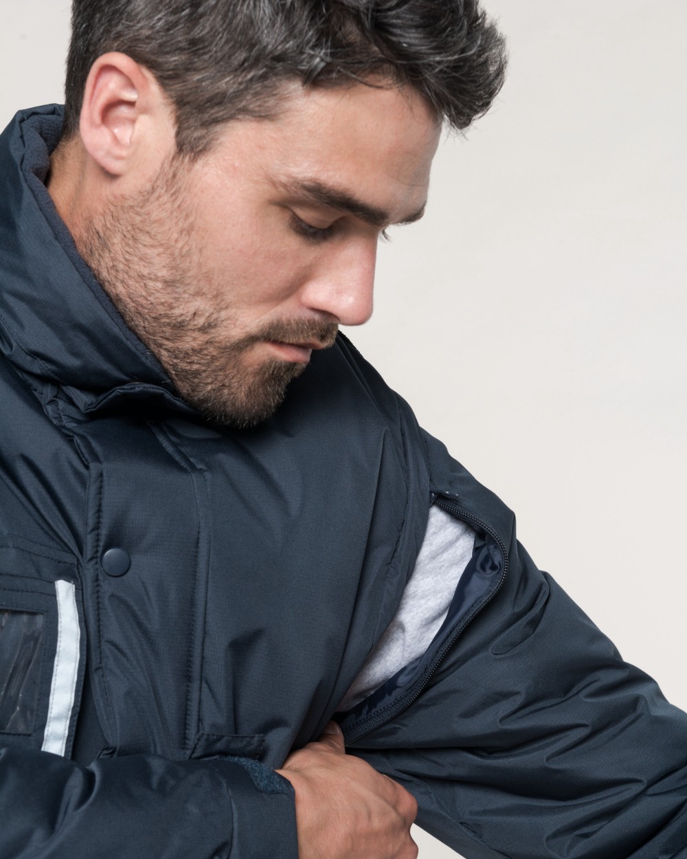 Vestes personnalisable WK. DESIGNED TO WORK Parka workwear manches amovibles homme