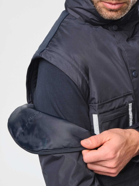 Vestes à personnaliser WK. DESIGNED TO WORK Parka workwear manches amovibles homme 