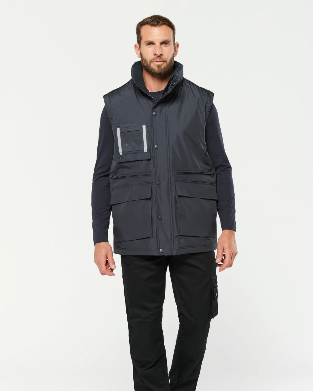 Jassen WK. DESIGNED TO WORK Workwear Parka Met Afritsbare Mouwen heren voor bedrukking &amp; borduring