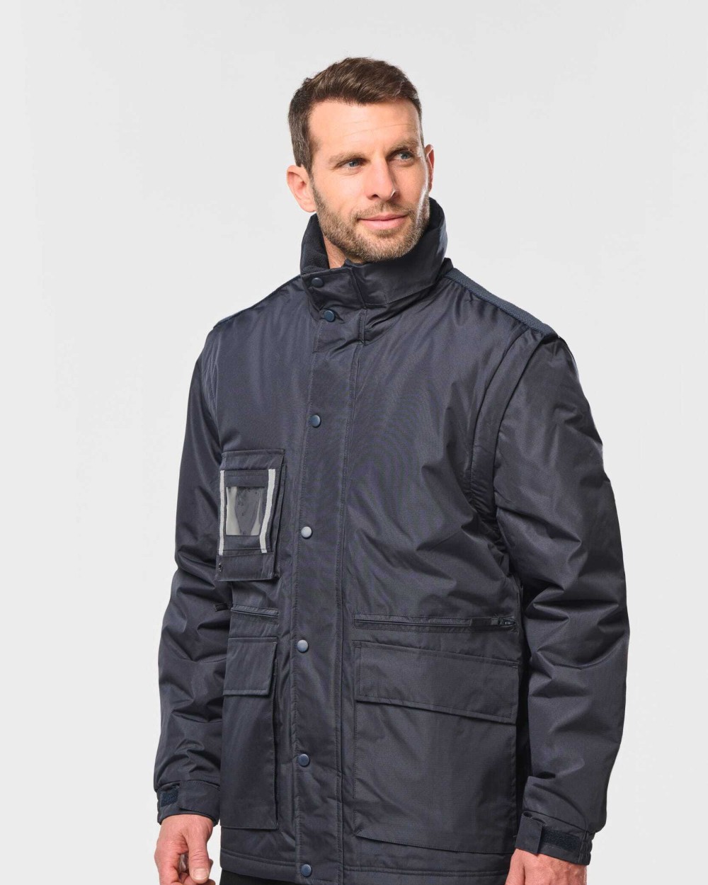 Vestes personnalisable WK. DESIGNED TO WORK Parka workwear manches amovibles homme