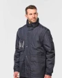 Jassen WK. DESIGNED TO WORK Workwear Parka Met Afritsbare Mouwen heren voor bedrukking &amp; borduring