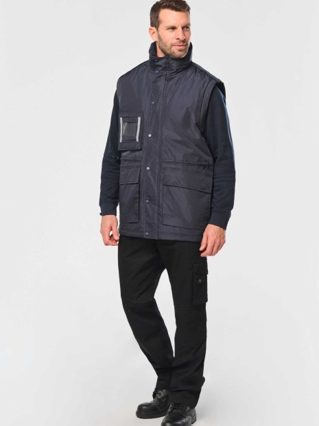 Vestes à personnaliser WK. DESIGNED TO WORK Parka workwear manches amovibles homme 
