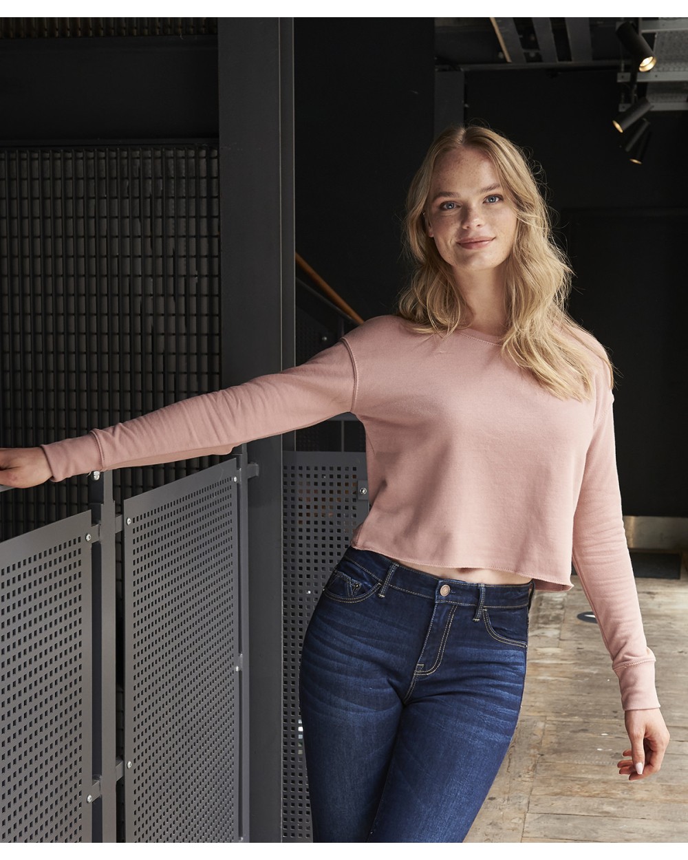 Sweat-shirts personnalisable AWDIS Girlie Cropped Sweat