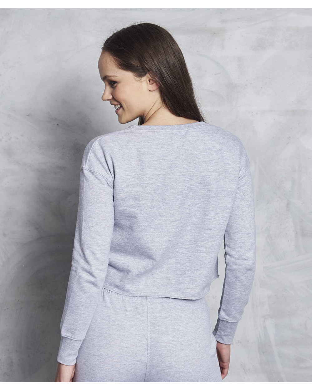 Sweat-shirts personnalisable AWDIS Girlie Cropped Sweat