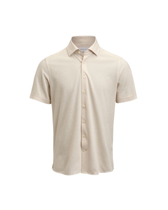Hemden J. HARVEST & FROST Indigo Bow 133 S/S 
Hemd Tailored Fit Heren voor bedrukking &amp; borduring