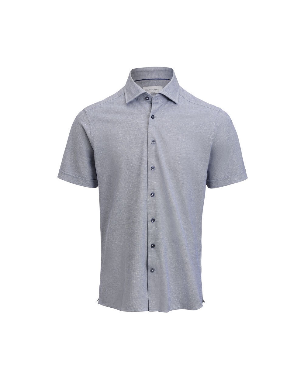 Hemden J. HARVEST & FROST Indigo Bow 133 S/S 
Hemd Tailored Fit Heren voor bedrukking &amp; borduring