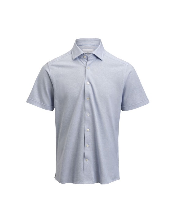 Hemden J. HARVEST & FROST Indigo Bow 133 S/S 
Hemd Tailored Fit Heren voor bedrukking &amp; borduring