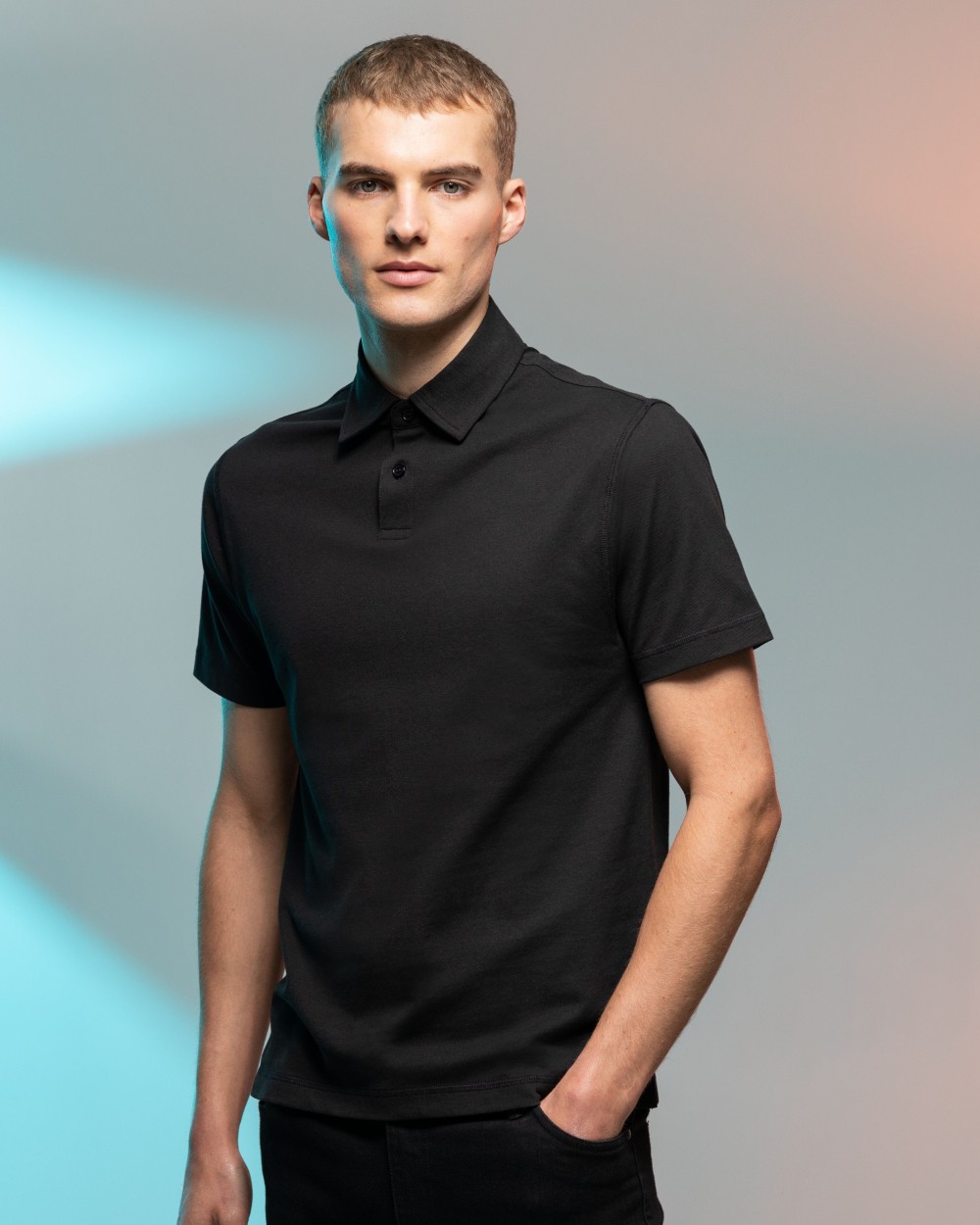 SKINNIFIT STRETCH POLO MEN Poloshirts personalisierbar