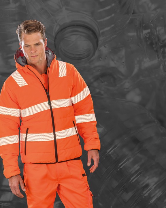Jassen RESULT Gerecycled veiligheidsjas ripstop padded voor bedrukking &amp; borduring