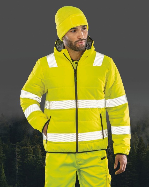 Jassen RESULT Gerecycled veiligheidsjas ripstop padded voor bedrukking &amp; borduring