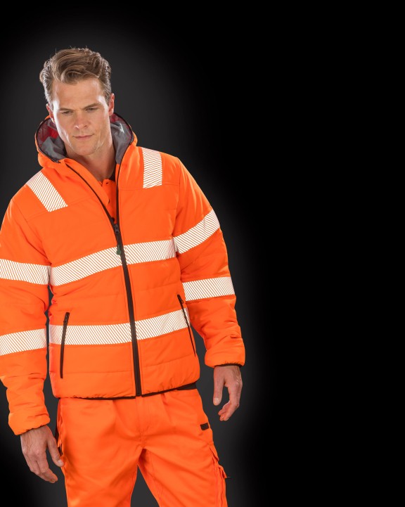 Jassen RESULT Gerecycled veiligheidsjas ripstop padded voor bedrukking &amp; borduring