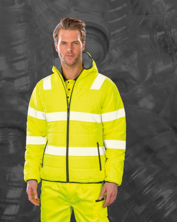 Jassen RESULT Gerecycled veiligheidsjas ripstop padded voor bedrukking &amp; borduring
