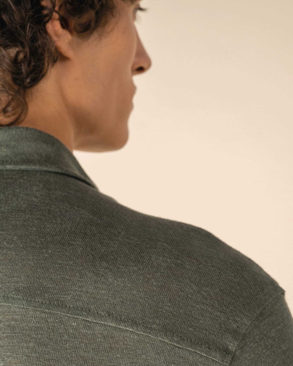 Chemises personnalisable SPASSO Chemise à manches courtes en lin homme