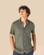 Chemises personnalisable SPASSO Chemise à manches courtes en lin homme