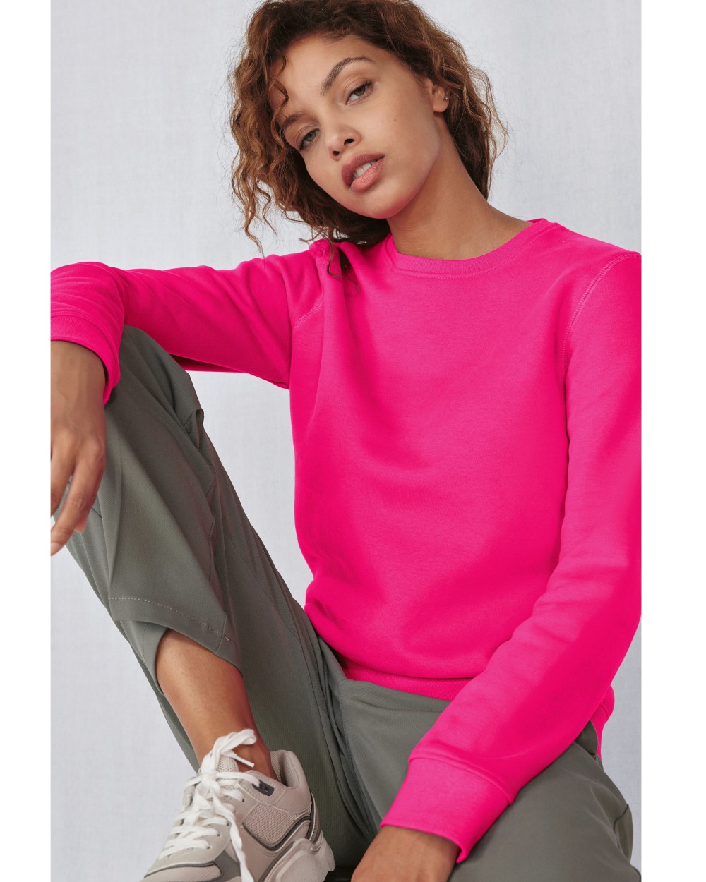 Sweat-shirts personnalisable B&C Sweat col rond QUEEN