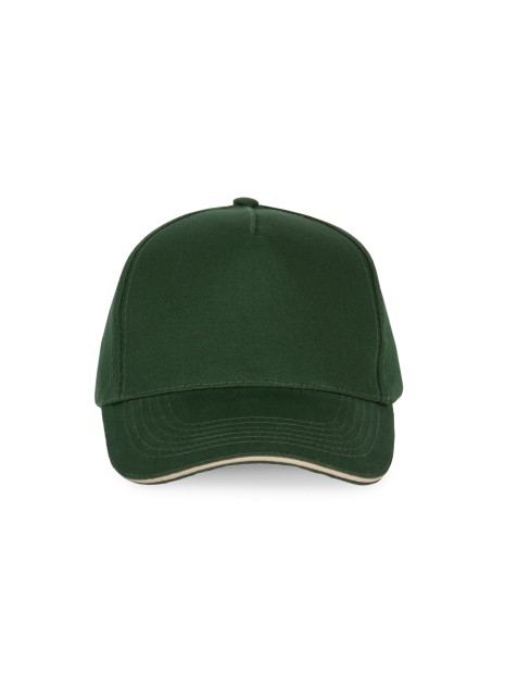 K-UP Casquette avec sandwich contrasté - 5 panneaux /api/colors/debf5a20-ee24-473b-8cad-f0bdbe5aa54e personnalisable