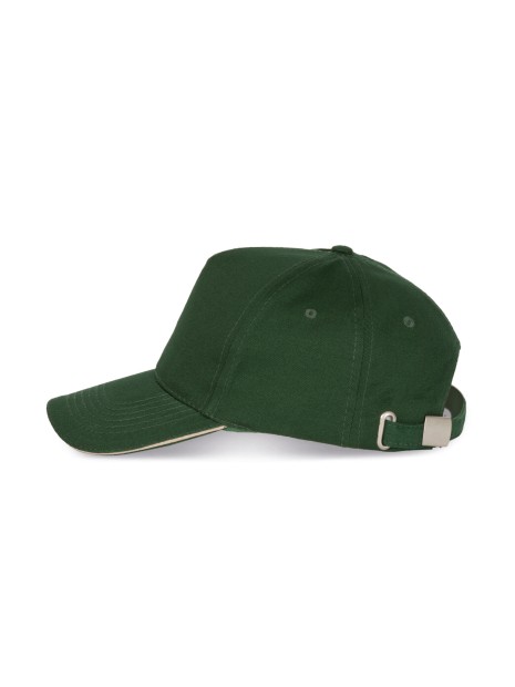 K-UP Casquette avec sandwich contrasté - 5 panneaux /api/colors/debf5a20-ee24-473b-8cad-f0bdbe5aa54e personnalisable