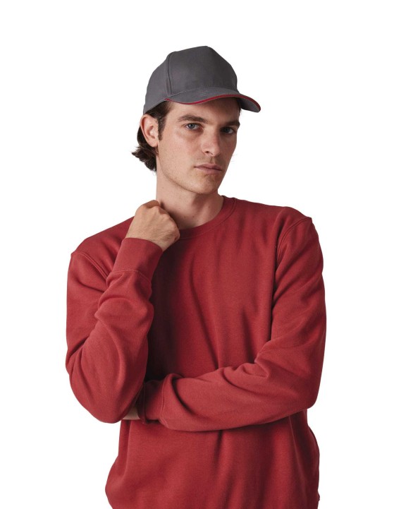 Casquettes personnalisable K-UP Casquette avec sandwich contrasté - 5 panneaux