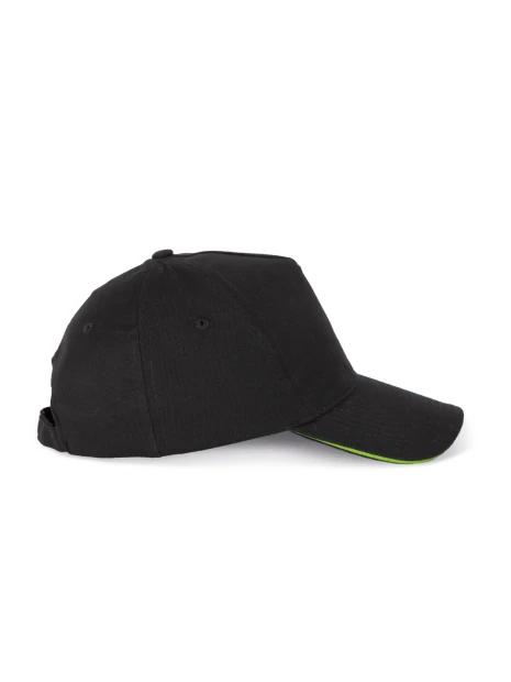 K-UP Casquette avec sandwich contrasté - 5 panneaux /api/colors/8ac0e83a-0753-4214-93bd-d7d079ccdcca personnalisable