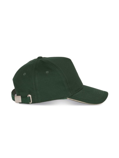 K-UP Casquette avec sandwich contrasté - 5 panneaux  personnalisable