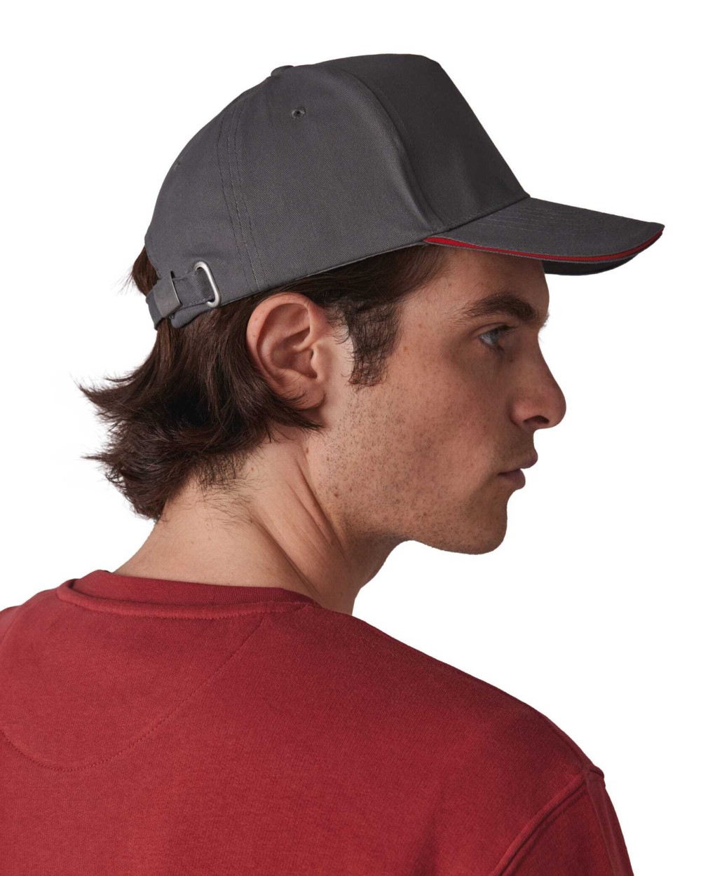 Casquettes personnalisable K-UP Casquette avec sandwich contrasté - 5 panneaux