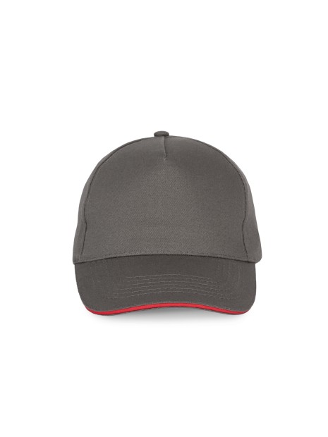 K-UP Casquette avec sandwich contrasté - 5 panneaux /api/colors/13eeea30-c09b-4f49-8f15-489bb7432d10 personnalisable