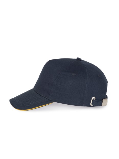 K-UP Casquette avec sandwich contrasté - 5 panneaux /api/colors/88cba4a0-0ac1-4e82-af5d-b00e170011fe personnalisable