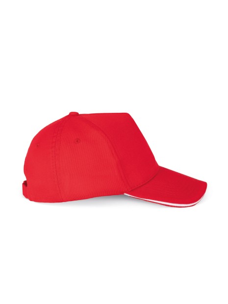 K-UP Casquette avec sandwich contrasté - 5 panneaux /api/colors/b7356eda-6c72-4d03-829c-6a61c9e04b1f personnalisable