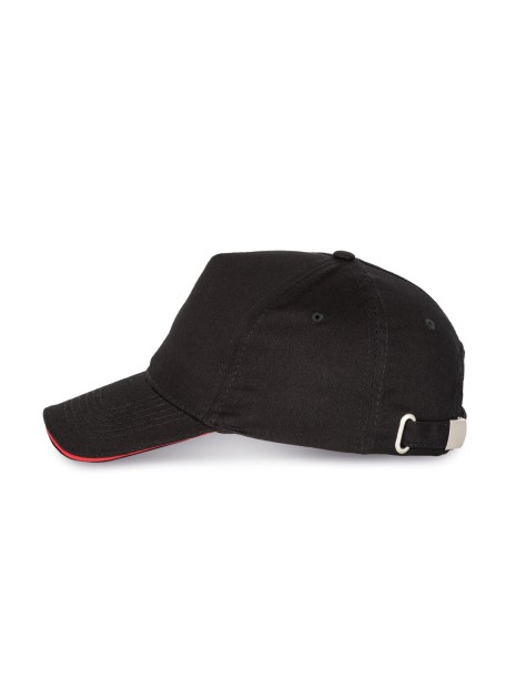 K-UP Casquette avec sandwich contrasté - 5 panneaux /api/colors/b084ccc6-964d-4c40-a33e-0f276869188a personnalisable