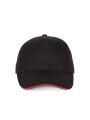 K-UP Casquette avec sandwich contrasté - 5 panneaux /api/colors/b084ccc6-964d-4c40-a33e-0f276869188a personnalisable