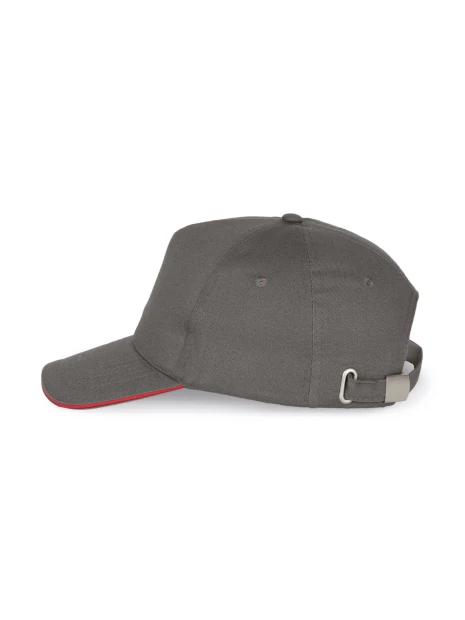 K-UP Casquette avec sandwich contrasté - 5 panneaux /api/colors/13eeea30-c09b-4f49-8f15-489bb7432d10 personnalisable