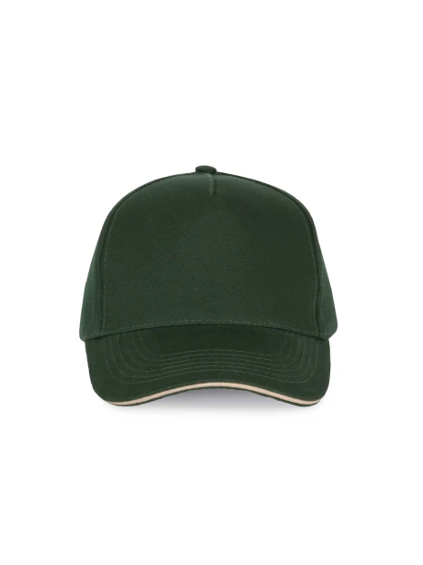 K-UP Casquette avec sandwich contrasté - 5 panneaux  personnalisable