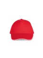 K-UP Casquette avec sandwich contrasté - 5 panneaux /api/colors/b7356eda-6c72-4d03-829c-6a61c9e04b1f personnalisable