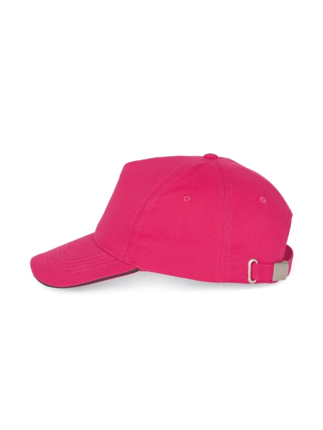 K-UP Casquette avec sandwich contrasté - 5 panneaux /api/colors/4a5fe846-917a-4d62-bf8e-eff31a583897 personnalisable