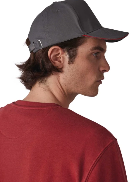 Casquettes à personnaliser K-UP Casquette avec sandwich contrasté - 5 panneaux 